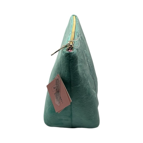 NWT Juicy Couture Teal Cosmetic Bag with Travel Toiletry Bottle NWT - Picture 3 of 14